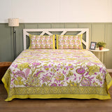 Rangriti Printed Pure Cotton Queen Size Bedsheet