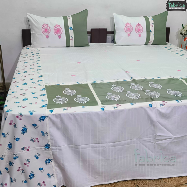 Decor Designer Embroidered  king Size Bed Sheets