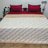 Floral Double Bed Printed Comforter(Quilt)