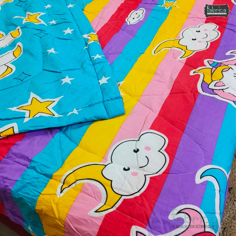 Cartoon Print Single bed Comforter(Quilt)