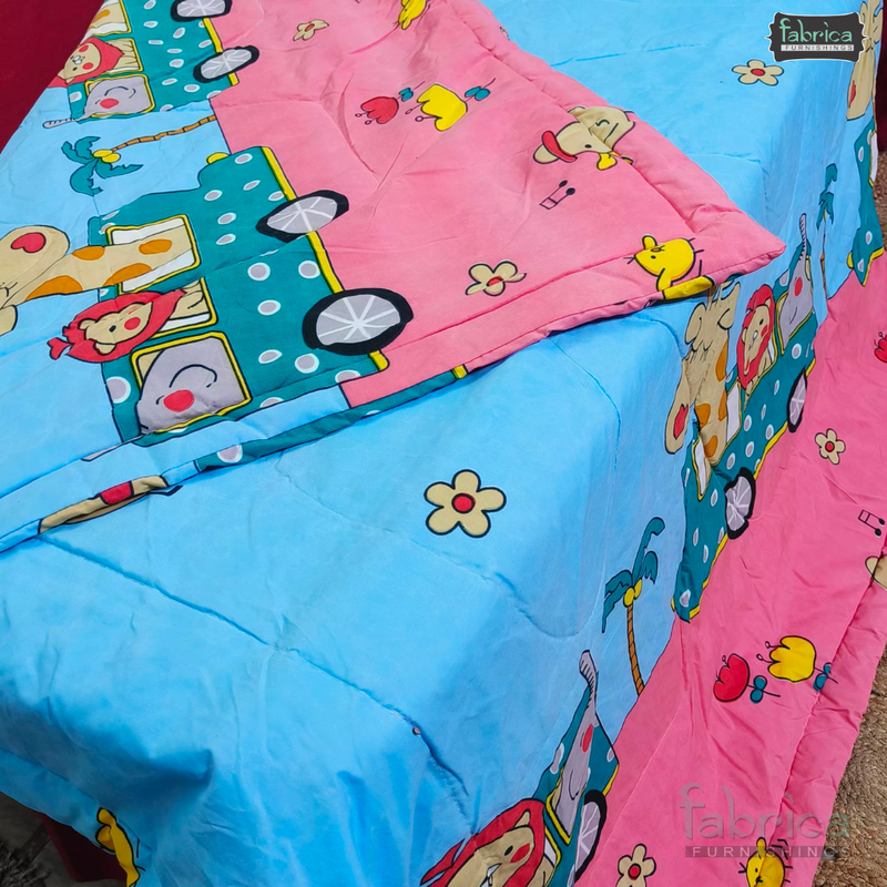 Cartoon Print Single bed Comforter(Quilt)