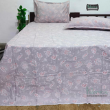 Floral Bliss King Size Pure Cotton Printed Bedsheet Set