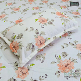 Floral Bliss King Size Pure Cotton Printed Bedsheet Set