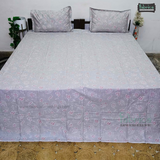 Floral Bliss King Size Pure Cotton Printed Bedsheet Set