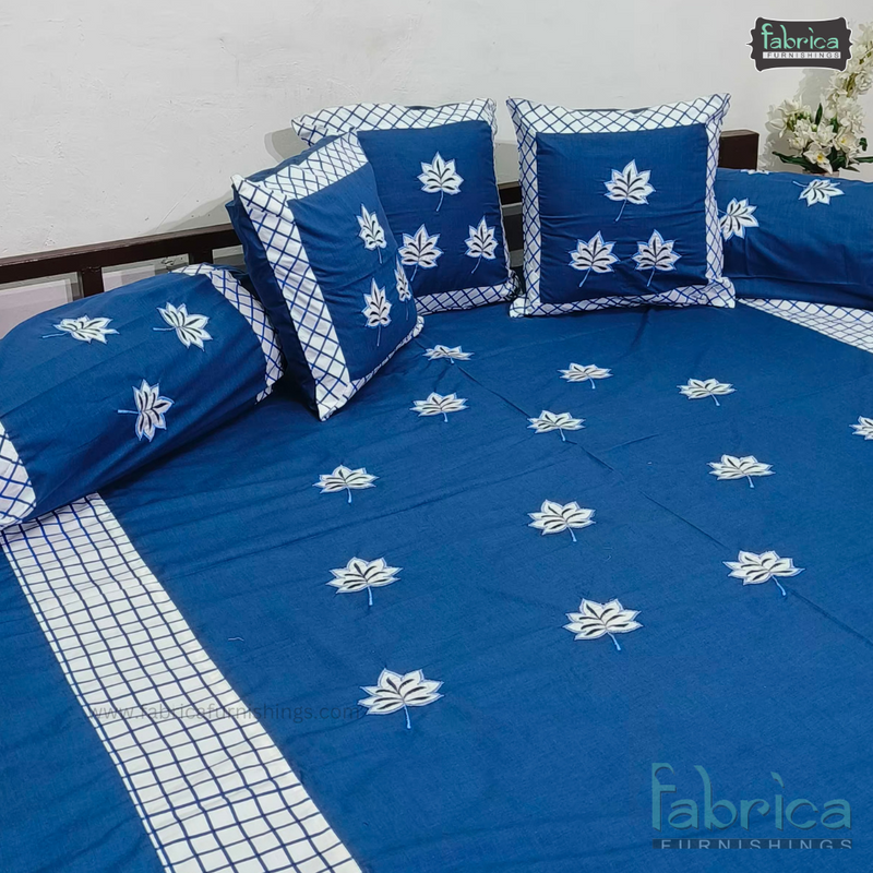 Fabby Decor classic Designer Embroider Cotton Deewan Set