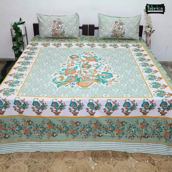 MAHARANI MAGIC KING SIZE PURE COTTON PRINTED BEDSHEET