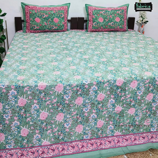 MAHARANI MAGIC KING SIZE PURE COTTON PRINTED BEDSHEET