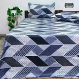 Procian premium pure cotton printed king size bedsheet