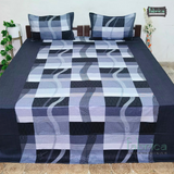 procian premium pure cotton printed king size bedsheet