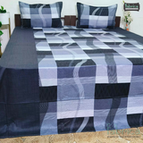 procian premium pure cotton printed king size bedsheet