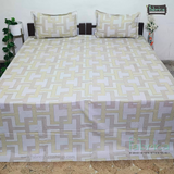 procian premium pure cotton printed king size bedsheet