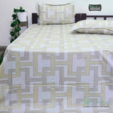 procian premium pure cotton printed king size bedsheet