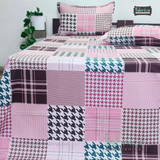 procian premium pure cotton printed king size bedsheet