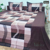 procian premium pure cotton printed king size bedsheet