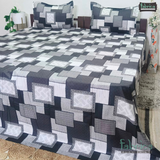 procian premium pure cotton printed king size bedsheet