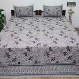 Rajwada Print King Size Pure Cotton King Size Bedsheet