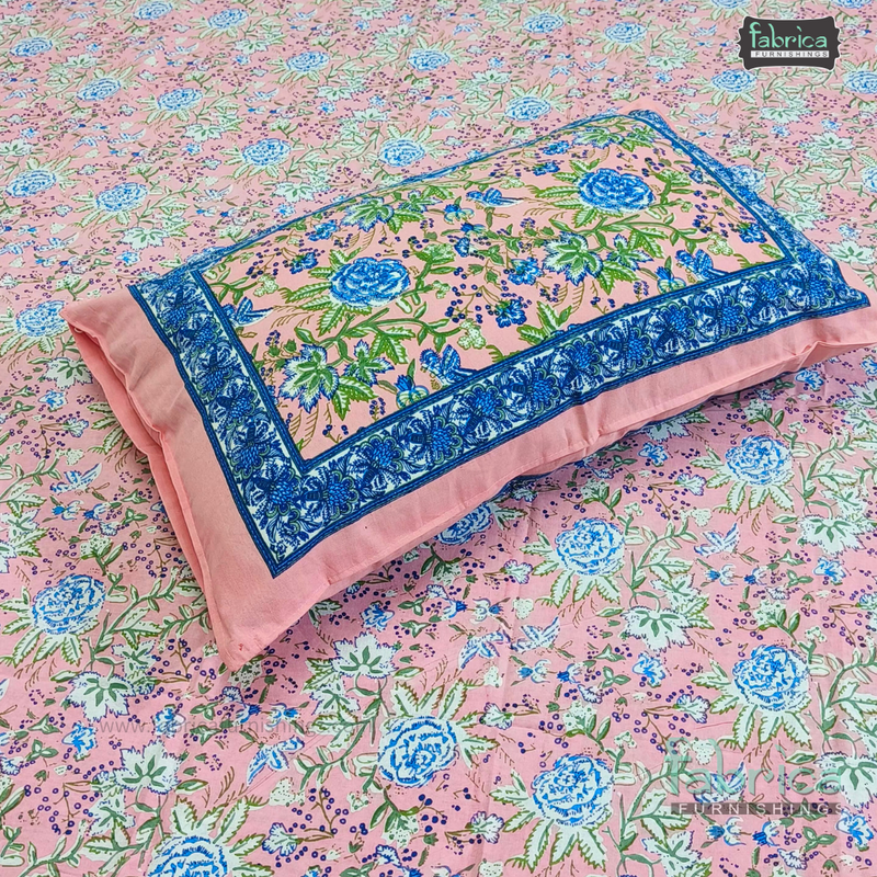 Rajwada Print King Size Pure Cotton King Size Bedsheet