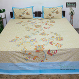 Rajwada Print King Size Pure Cotton King Size Bedsheet