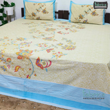 Rajwada Print King Size Pure Cotton King Size Bedsheet