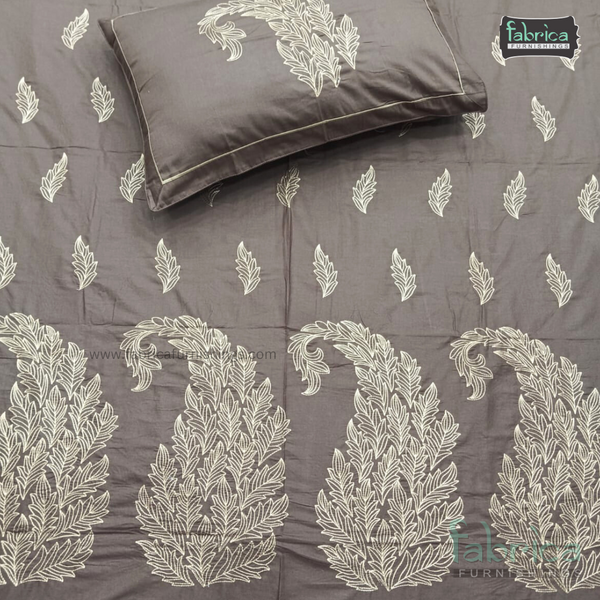 Luxury  Designer Cotton Embroider Double Bed Bed Sheets