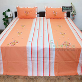 Fabby Home Designer  Embroidery King Size Bed Sheets