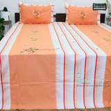 Fabby Home Designer  Embroidery King Size Bed Sheets