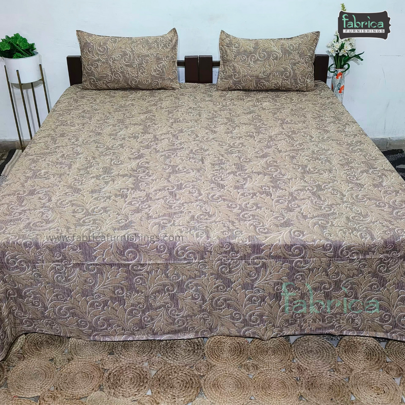 Harmony Print Queen Size Double Bedsheet