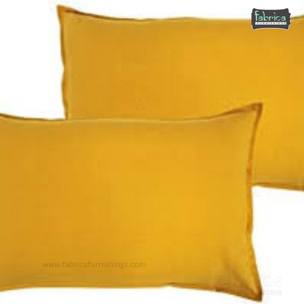 Fabby Pure Cotton Solid Colors Pillow Covers Only