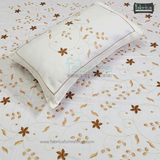 Luxury  Designer Cotton Embroider king size Bed Sheets