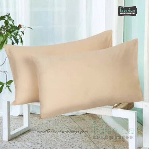 Fabby Pure Cotton Solid Colors Pillow Covers Only