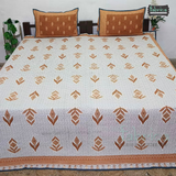 Fabby Handblock Quilted Reversible Pure Cotton Bedcover