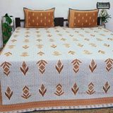 Fabby Handblock Quilted Reversible Pure Cotton Bedcover