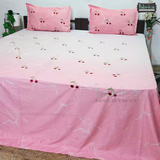 Designer Embrodered Pure Cotton King Size Bedsheet