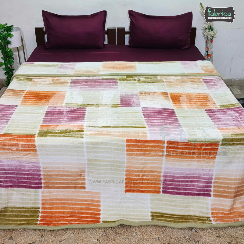 Signature Jackpot Super Soft  Double Bed Blanket