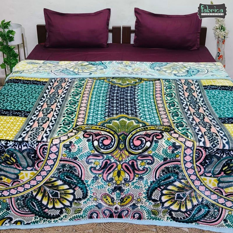 Signature Jackpot Super Soft  Double Bed Blanket