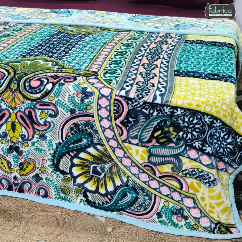 Signature Jackpot Super Soft  Double Bed Blanket