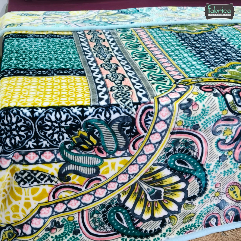 Signature Jackpot Super Soft  Double Bed Blanket