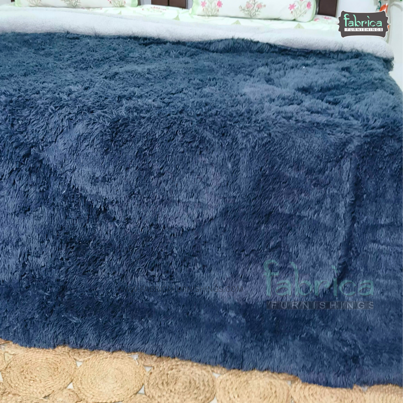 Angora Comfort King Size Solid  Fur Winter Quilts