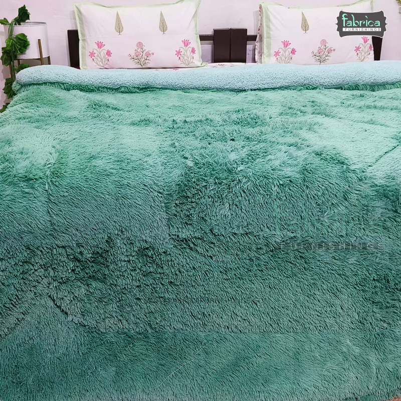 Angora Comfort King Size Solid  Fur Winter Quilts