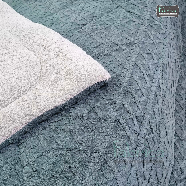 Polar Comfort King Size Solid Embossed Winter Quilts