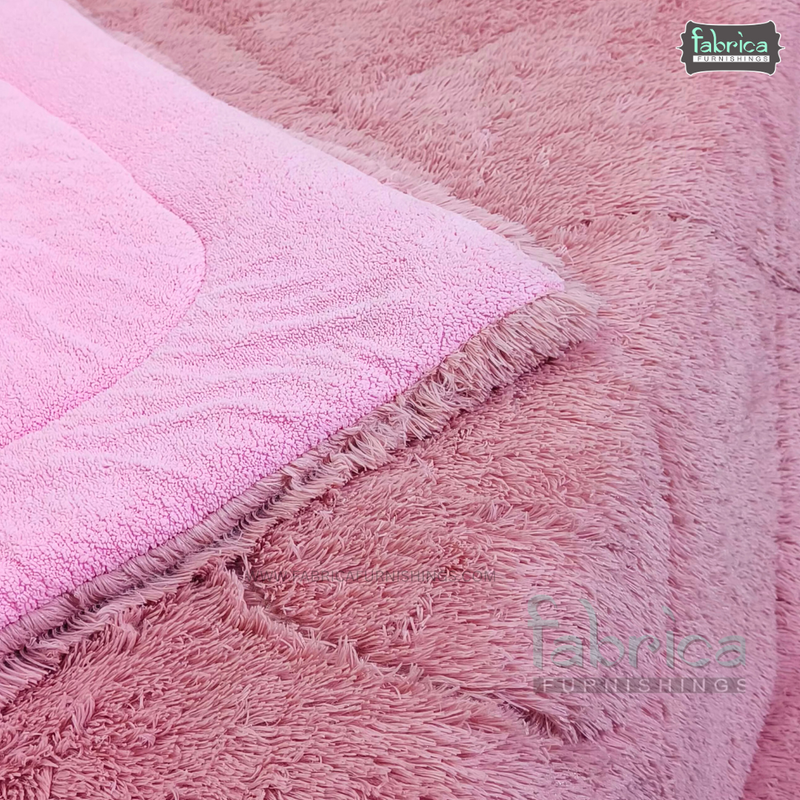 Angora Comfort King Size Solid  Fur Winter Quilts