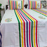 Decor Designer  Mix & Match Embroidered Cotton king Size Bed Sheets