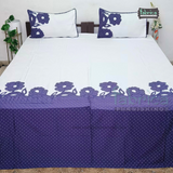 Fabby Home Designer Embroider king Size Bed Sheets