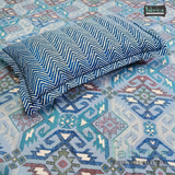 Omega print  Pure Cotton Double Bed Bedsheet