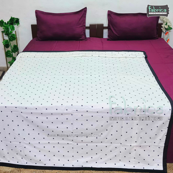 Premium Single Bed Pure Cotton AC Duvet Cover