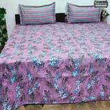 Omega print  Pure Cotton Double Bed Bedsheet