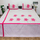 Fabby Royal Designer Embroider Double Bed king Size Bed Sheets