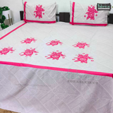 Fabby Royal Designer Embroider Double Bed king Size Bed Sheets