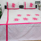 Fabby Royal Designer Embroider Double Bed king Size Bed Sheets