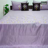 Crown Comfort Superfine Embroidered 5 piece King Size Bed Sheet